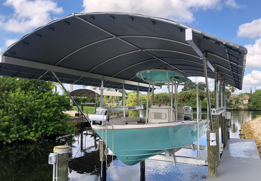 Waterway Boat Lift Covers - Florida's Finest Boat Lift Covers